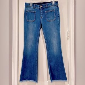 Stella McCartney cropped flared jeans, size 28